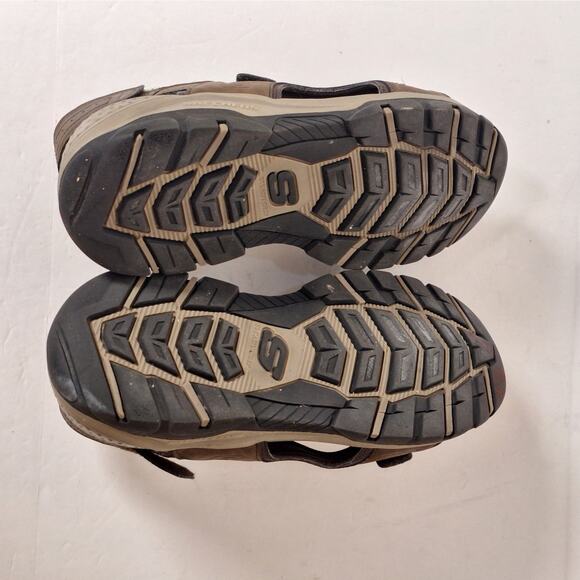 Skechers Mens Tresmen Garo Sandals 9 Open Toe‎ Water Sport Outdoor Hiking Brown - Picture 9 of 9